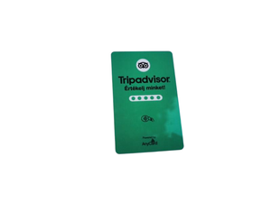Support <span class=keywords><strong>de</strong></span> <span class=keywords><strong>carte</strong></span> RFID NFC Google Review - Acrylique étanche 13,56 MHz Appuyez pour noter pour les restaurants - Product Image 4