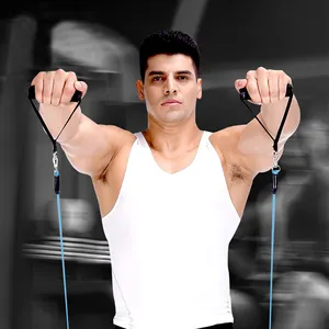 11 Stks/set Fitness Latex Resistance Bands Oefening Tubes Praktische Elastische Training Weerstand Buizen Set