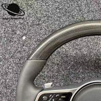 Volant en fibre de carbone pour Porsche 981 991 992 718 Macan Panamera 971 Cayenne Taycan Boxster Cayman GT Macan