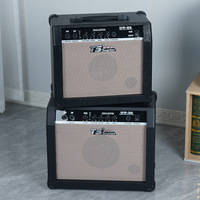 Amplifier Gitar Elektrik Mini Retro Portabel Luar Ruangan Zhuniao SG-15 GT-15 GT-20 GT-25 GT-100W Berbahan Logam Plastik dengan Lapisan Matte Tahan Lama