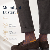 Calcetines para Hombre, Modernos, Coloridos, Antiolor, Diseño a la Moda, Antibacterianos, Transpirables, de Algodón Egipcio y Nailon