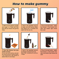 Dapur baru permen Gummy Mixer mencampur ramuan bisa dimakan mesin permen karet membuat Kit