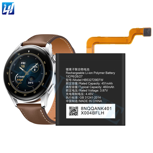 Nuova batteria originale muslimah 460mAh 46MM batteria per Huawei <span class=keywords><strong>Watch</strong></span> <span class=keywords><strong>GT2</strong></span> GT 2 muslimygt2 pro 460mAh <span class=keywords><strong>watch</strong></span> 46MM batteria - Product Image 1