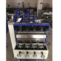Machine automatique multi-têtes en acier inoxydable pour la fabrication de boules à récurer, machine de production de boules de nettoyage de cuisine / éponges métalliques