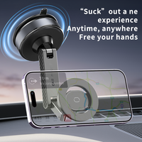 Support magnétique de téléphone pour bureau et voiture en ABS de qualité supérieure K600, rotation à 360 degrés, fixation par ventouse pour smartphones et tablettes