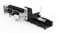 Máquina de Corte Láser para Tubos Tuosheng CNC Totalmente Automática de 6KW TS-TC6024 con Dos Mandriles, Sistema de Biselado y Servo Seguimiento de Carga