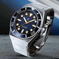Montre de luxe pour homme 2026, mouvement automatique Miyota japonais, 42 mm, en acier inoxydable, avec cadran en verre, marque privée, vente chaude