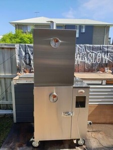 เครื่องรมควันอาหารด้วยแรงโน้มถ่วงเชิงพาณิชย์ขนาดใหญ่พิเศษพร้อมระบบควบคุมอุณหภูมิและขั้วต่ออัตโนมัติ - Product Image 2