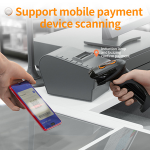 Xincode 2D QR Máy quét mã cầm tay 1D USB Máy quét mã vạch không dây 2.4G Đầu đọc mã vạch cho siêu thị giá mã vạch quét - Product Image 2