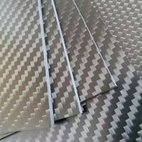 Plaque en fibre de carbone 3K personnalisée, épaisseur 1 mm, 2 mm, 3 mm, finition brillante ou mate, feuille CFRP, usinage CNC pour accessoires de modèles d'avions et de drones RC