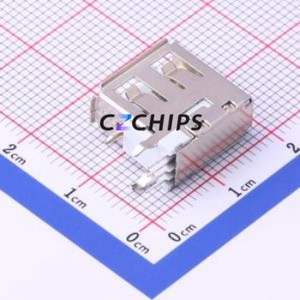 USB-265-BRY USB Connector Through hole Component (THT) Connector Type-A USB 2.0 Female Side Insert - Product Image 2