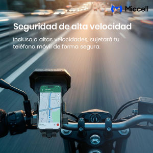 Soporte Miccell para Teléfono Móvil con Protección Solar y Contra la Lluvia, y Ángulo Ajustable para Bicicletas y Motocicletas Eléctricas - Product Image 5