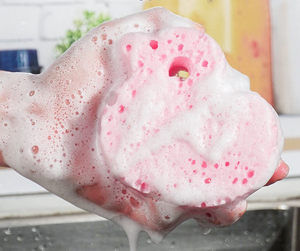 Sản Phẩm Mới <span class=keywords><strong>2025</strong></span> Polyester Rửa Miếng Bọt Biển Cọ Rửa Miếng Đệm Ma Thuật Rong Biển Nhiệt Độ Nhạy Cảm Nhà Bếp Miếng Bọt Biển Chà Sàn - Product Image 2