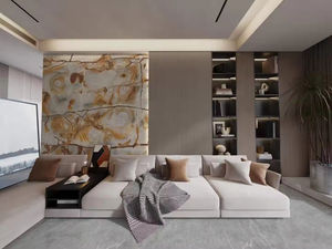 Losa de cuarcita de impresión <span class=keywords><strong>Roma</strong></span> azul imperial exótica de cuarcita azul profundo Natural Popular para decoración de interiores - Product Image 5