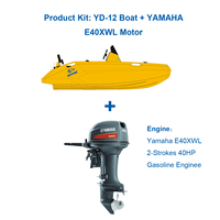 Bateau de pêche familial neuf avec garantie d'un an, coque en HDPE, console centrale, idéal pour les centres de villégiature