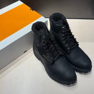 Nouvelles Bottes de Luxe Personnalisées 2026 pour Homme – Chaussures de Randonnée et de Sécurité en Cuir Véritable Noir, Confortables et Imperméables pour l'Hiver - Product Image 6