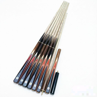 Queue de billard/snooker articulée en bois de frêne, pointe de 9-10 mm, 57 pouces, 3/4, pour le même usage