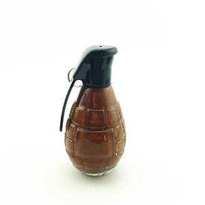 Shanghai Factory Direct 125 ml Grenade Shape Premium Glass Pepper Hot Sauce Botellas - Product Image 6