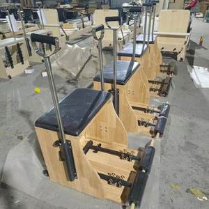 Máquina cama trapecio Mesa Pilates Cadillac Reformer madera de roble Pilates reformer 5 piezas Set - Product Image 6