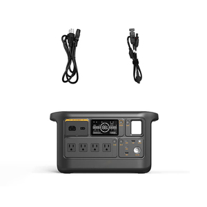 Station d'alimentation portable à charge rapide 1500W, batterie LiFePO4, prise US, générateur solaire silencieux pour le camping - Product Image 1