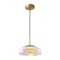 Lampu Gantung Minimalis Nordic, Lampu Gantung Minimalis Bar, Lampu Modern, Ruang Makan, Koridor, Kaca, Gaya Dapat Diganti