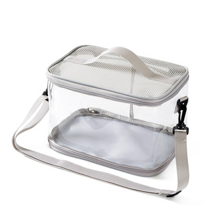 Cage <span class=keywords><strong>de</strong></span> transport transparente, ventilée et légère pour oiseaux, à porter à l'épaule, adaptée aux perroquets et aux petits oiseaux, pour les voyages en extérieur, produits pour animaux <span class=keywords><strong>de</strong></span> compagnie - Product Image 6
