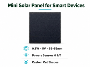 <span class=keywords><strong>Panneau</strong></span> solaire mini SunPower personnalisé 5V 0.3W, module photovoltaïque SMT de petite taille pour produits électroniques DIY, appareils IoT - Product Image 1