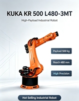 Robot industriel KUKA KR500 L480-3 MT à 6 axes, charge utile de 500 kg, portée de 3326 mm pour la manutention et le soudage