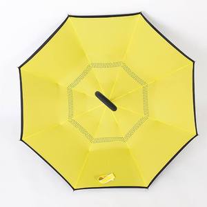 Vente en gros <span class=keywords><strong>Parapluie</strong></span> inversé personnalisé pas cher <span class=keywords><strong>Parapluie</strong></span> inversé graphique avec poignée en forme de C - Product Image 2
