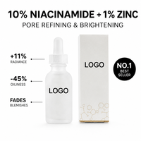 Sérum Visage Anti-Imperfections et Anti-Acné à 10% de Niacinamide pour le Contrôle du Sébum et des Taches Brunes - Prix de Gros Usine