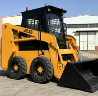 JC35 Kompakter Radlader 2200kg Kleiner Radlader 0,25m³ Schaufel für Garten-Landschaftsbau Hofrenovierung Landwirtschaft Erdbewegung