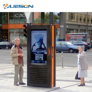 Lcd Digital Signage Outdoor Reclame Stands Vloerstaande Marketing Reclame Led Media Player