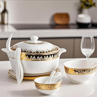 OEM Moderne Luxe Ensemble de Bols Casseroles Écologique Vente en Gros Pot Céramique pour Soupe