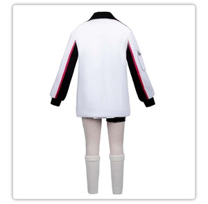 Costume <span class=keywords><strong>Cosplay</strong></span> Anime Link Click Li Tianchen Tianxi, Uniforme Bianca o Parrucca Rosa FCGD-041 - Product Image 6