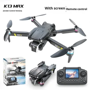 K13MAX Dron Cuadricóptero para Principiantes con Control Remoto sin Escobillas, Pantalla de Visualización, Fotografía Aérea, Posicionamiento por Flujo Óptico - Product Image 3