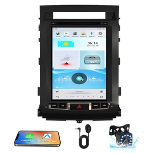 Radio con Pantalla Táctil de 12.1 Pulgadas para Toyota LC200 2008-2015, Unidad Principal <span class=keywords><strong>Android</strong></span> para Automóvil con CarPlay Inalámbrico, Navegación <span class=keywords><strong>Android</strong></span> Auto - Product Image 1
