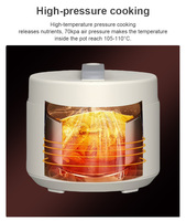 Autocuiseur Électrique Intelligent Programmable 900W 4L avec Minuteur Préprogrammable 24H et Maintien au Chaud Automatique, Panneau Tactile LED – Commande en Gros