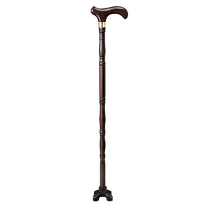 Bastón de madera de caoba Chicken Wing Wood de 110 cm, antideslizante, para personas mayores, soporte de madera maciza. - Product Image 1
