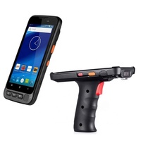 Pistol Grip Kích Hoạt Không Thấm Nước IP67 Kinh Doanh Máy Tính Cầm Tay 1D 2D Rảnh Tay Reader Android PDA 2D Máy Quét Mã Vạch Không Dây