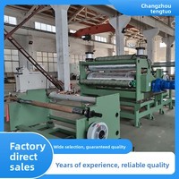 Laminateur à sec Tengtuo Machinery TT-SFH2000 pour la menuiserie, chargement/déchargement pratique, déroulage des matériaux, excellente adaptabilité, Chine