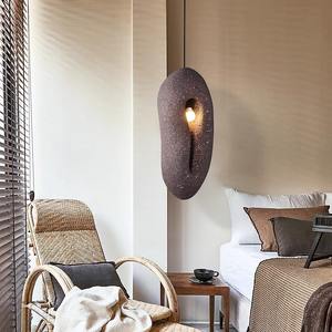 Lustre LED de style Wabi-Sabi japonais, hauteur réglable, pour salle à manger, chambre, bar/table à thé, luminaire suspendu élégant - Product Image 1