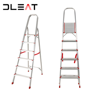 Nouvelle échelle pliante à <span class=keywords><strong>5</strong></span> <span class=keywords><strong>marches</strong></span> en <span class=keywords><strong>aluminium</strong></span> à prix avantageux 2026, plateforme à double alliage avec poignée - Product Image 3