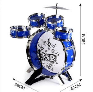 Tambor de plástico de instrumento Musical para niños, juguete <span class=keywords><strong>en</strong></span> <span class=keywords><strong>casa</strong></span> - Product Image 4