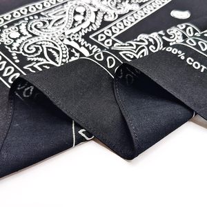 Lot de 4 bandanas 100 % coton, 22x22 pouces - Style hip-hop, foulards carrés multi-usages pour hommes et femmes, usage extérieur - Product Image 3