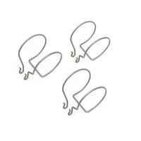 Accessoires de connecteur de tuyau de serre personnalisée pince à ressort en fil métallique pince suspendue estampée en acier inoxydable de Green House pour serres