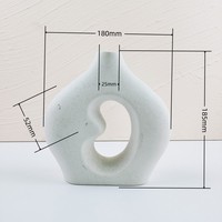Moule en Silicone Creux Créatif pour Vase, Article de Décoration Maison Style Ins, Moule en Gypse Fait Main DIY pour Placement de Vase