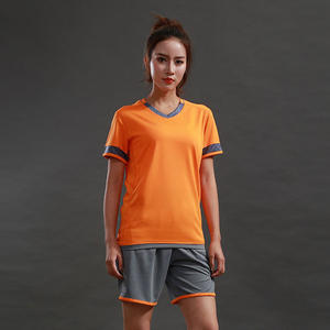 Damen Fußball Uniformen Survetement Fußball Trikot Blau und Weiß Trainings kleidung Kunden spezifische Frauen Fußball Uniformen - Product Image 5