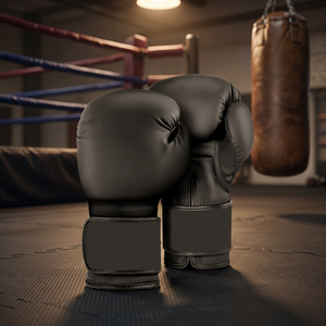 Wholesale FIGHTBRO MS-BG-121 Custom Made Professional Boxing Gloves Faux Leather for Adjustable Hook-and-Loop Wrist <b>Strap</b> - Product Image 5