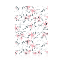 Carnet de planification de mariage à couverture rigide florale, format A5 (7 x 8,75 pouces), style spirale avec onglets, idéal comme cadeau