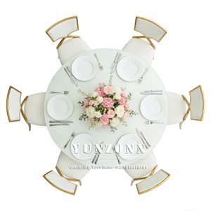 كرسي فاخر عصري متين بتصميم خاص قابل للتخصيص، أثاث مطعم من القماش، كرسي زفاف من الفولاذ المقاوم للصدأ الذهبي - Product Image 6